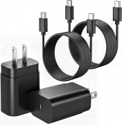 WILLTOP Super Fast Android Phone Charger for Samsung,25W Samsung Charger Fast Charging,2Pack Quick Type C Charger 10FT USB C Charging Cord for Samsung Galaxy S26 Ultra/S26/S25/S24/S23/S22 FE,Z Fold 8/Z Flip 8